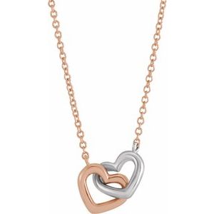 Interlocking Heart Necklace